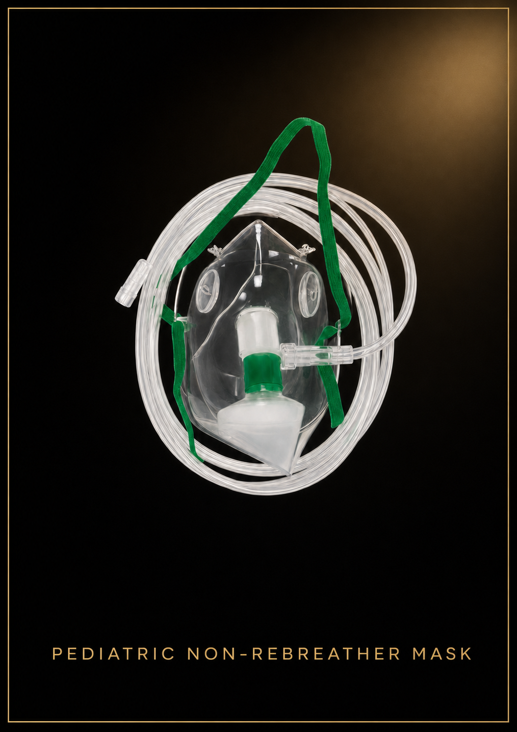 Pediatric Non-Rebreather Oxygen Mask — For Hyperbaric Chamber