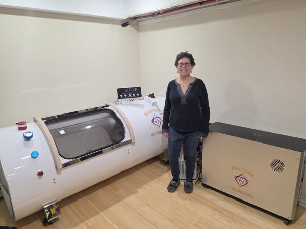 Amy with her Grand Vessel of Power — Grand Vessel of Power customer install in New York
