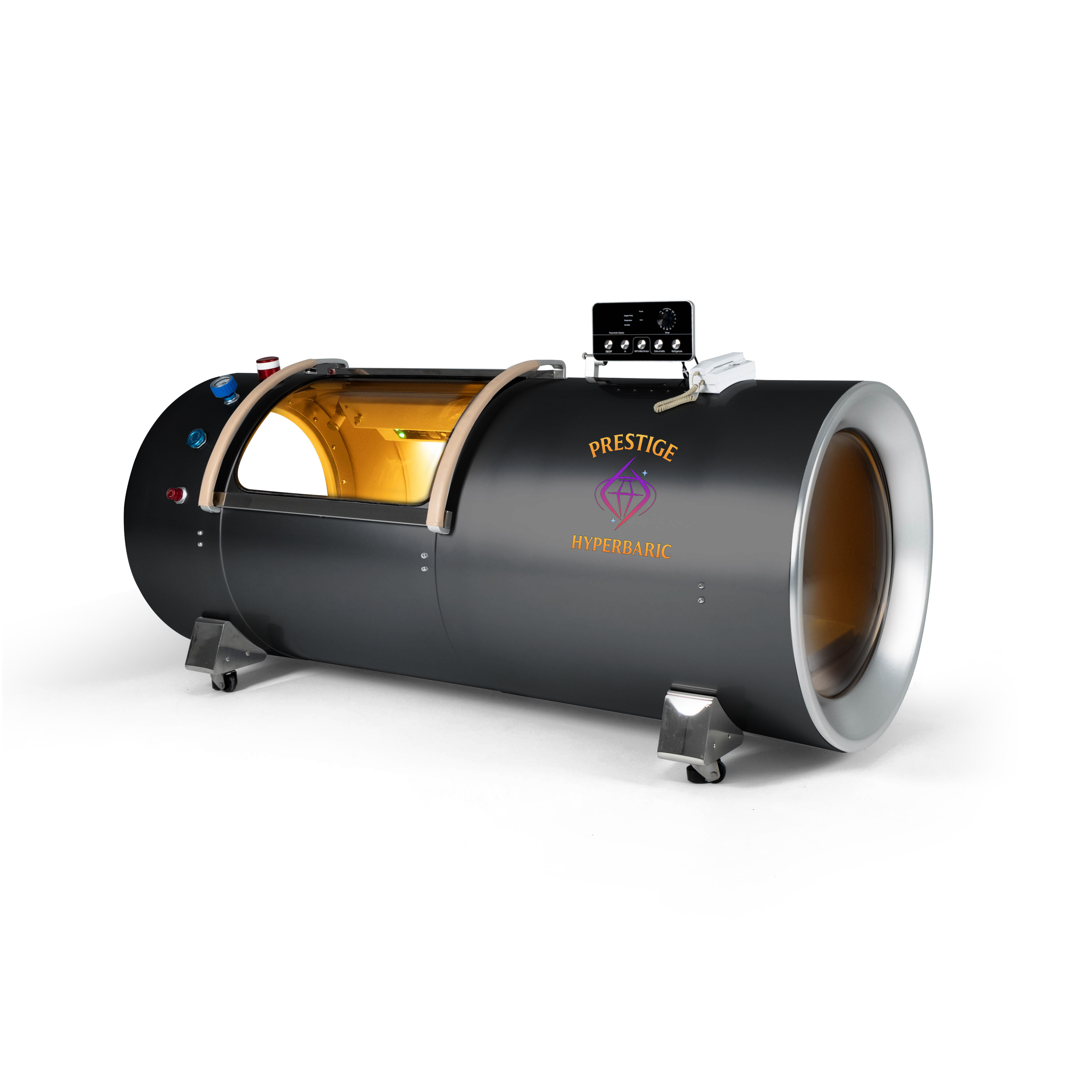 Medical consulting access to 2.5 ATA hardshell hyperbaric chamber