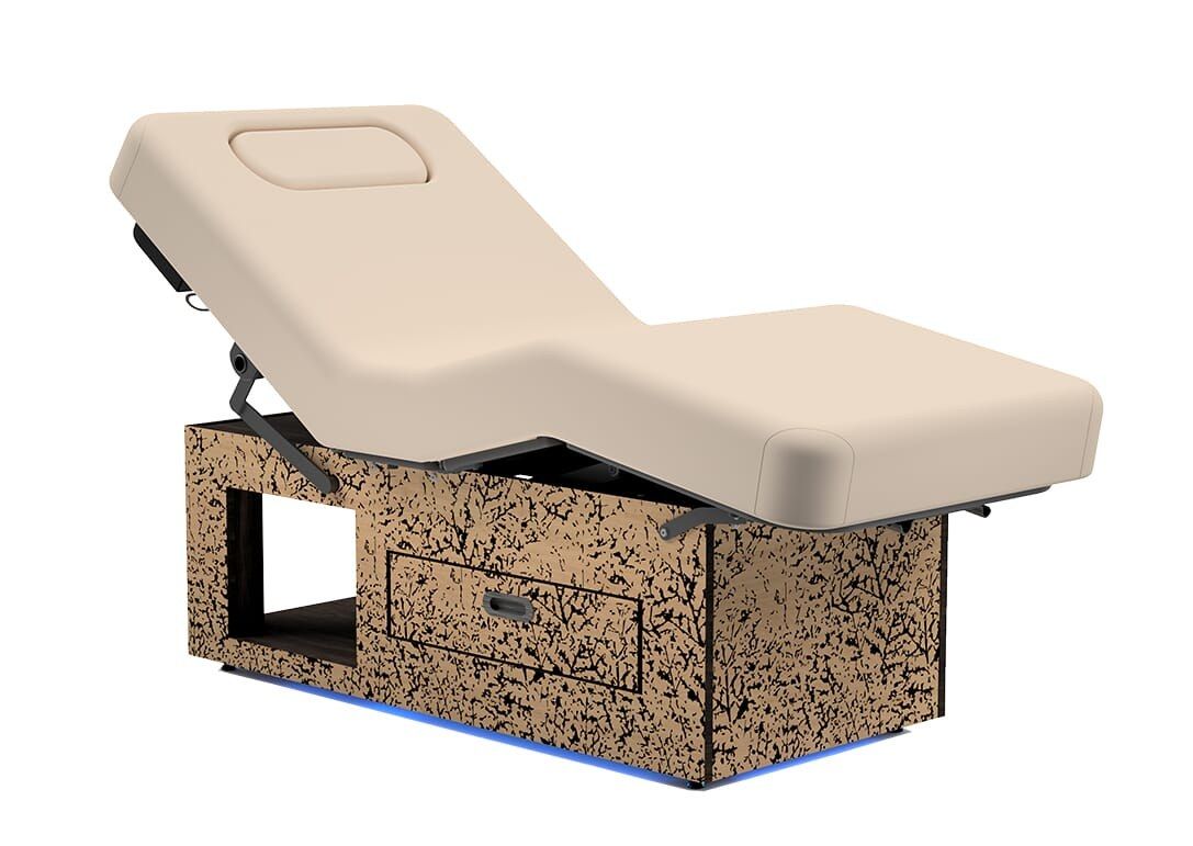 Oakworks Clodagh Prema Electric Spa Table – Leaf & Shade view 6