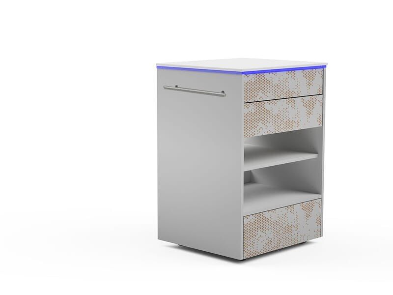 Oakworks Clodagh Spa Trolley – Canopy view 3